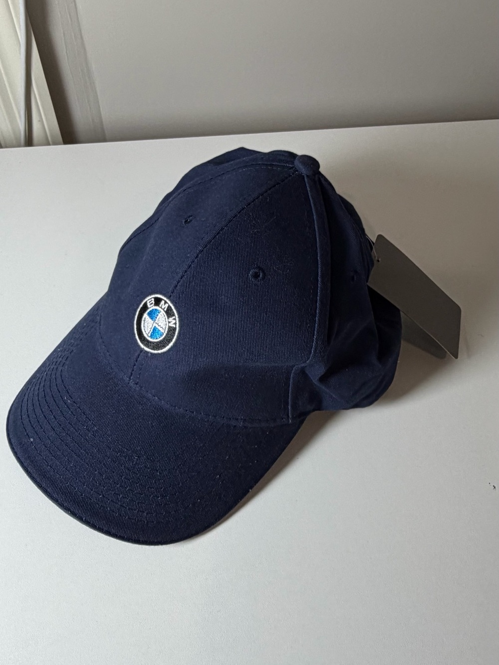 NWT BMW Dark Blue Baseball Cap with Embroidered Logo Genuine